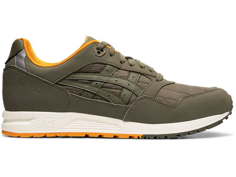 Tênis Asics GEL-SAGA Homem Verde Oliva, 6829A746.233